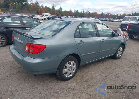 2005 Toyota Corolla Le из США, поврежденный, VIN 2T1BR32E95C487169